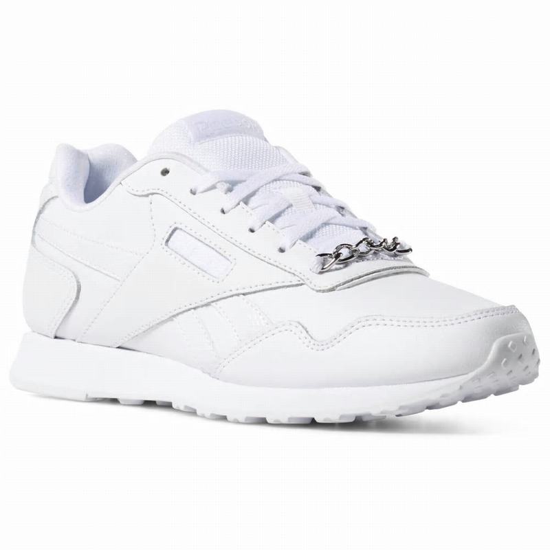 Tenisi Reebok Royal Glide Dama Albi Romania PQ3589YM